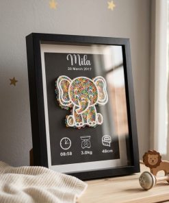 Welcome Little One Personalised Frame